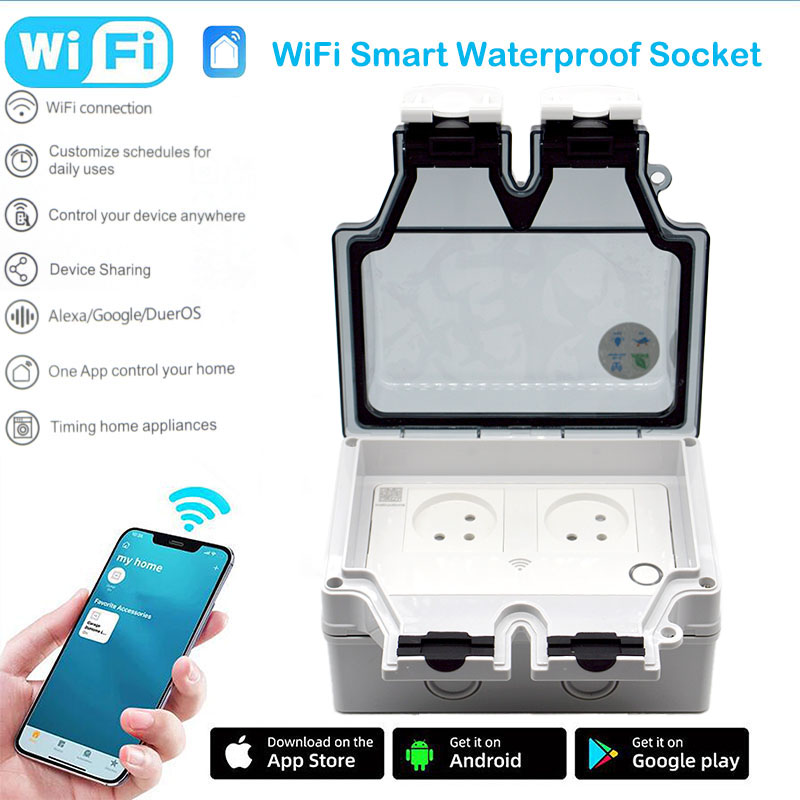 16A Smart Socket IP66 Waterpro - огляд і ціна Smart Plug Outdoor Waterproof