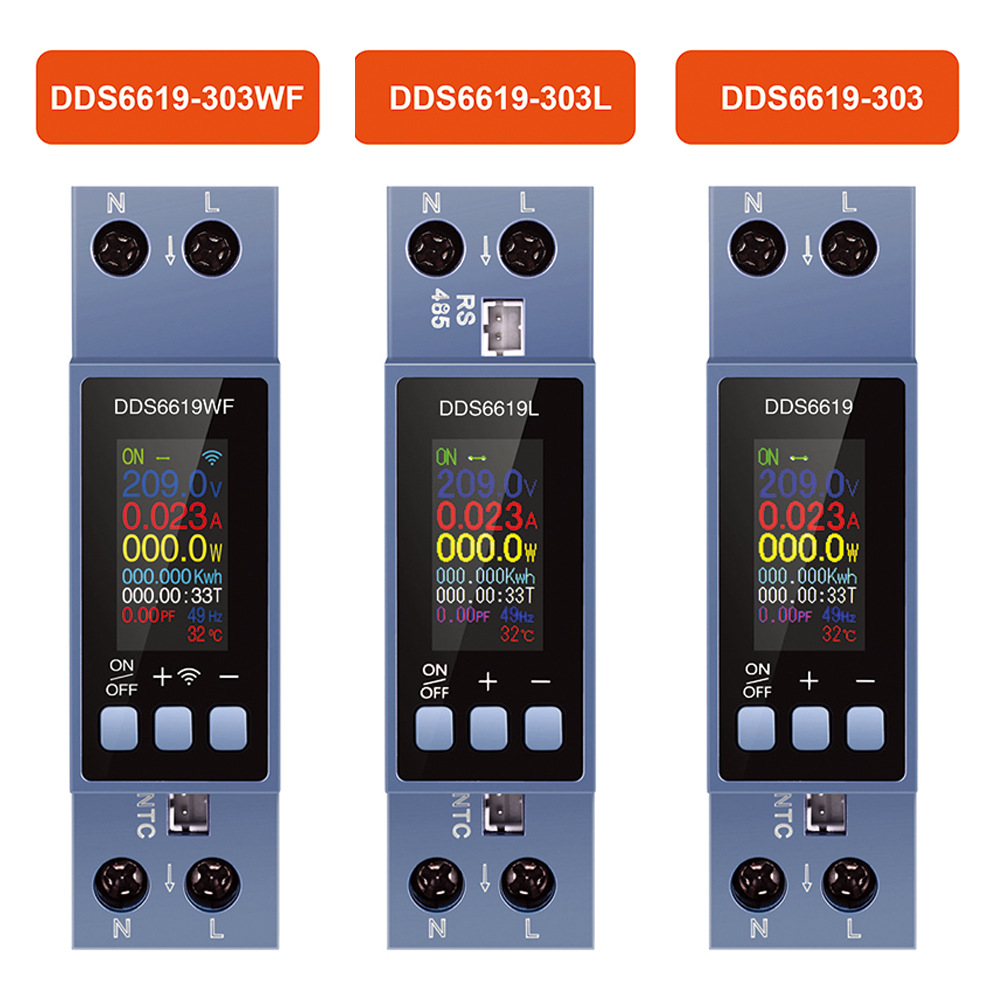 8 in 1 Power Meter WiFi Tuya D - огляд і ціна Energy Meter Din Rail Wifi