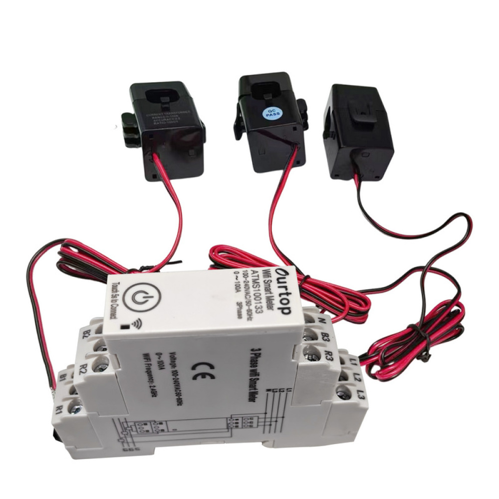 Three Phase Smart WiFi Electri - огляд і ціна Energy Meter Din Rail Wifi