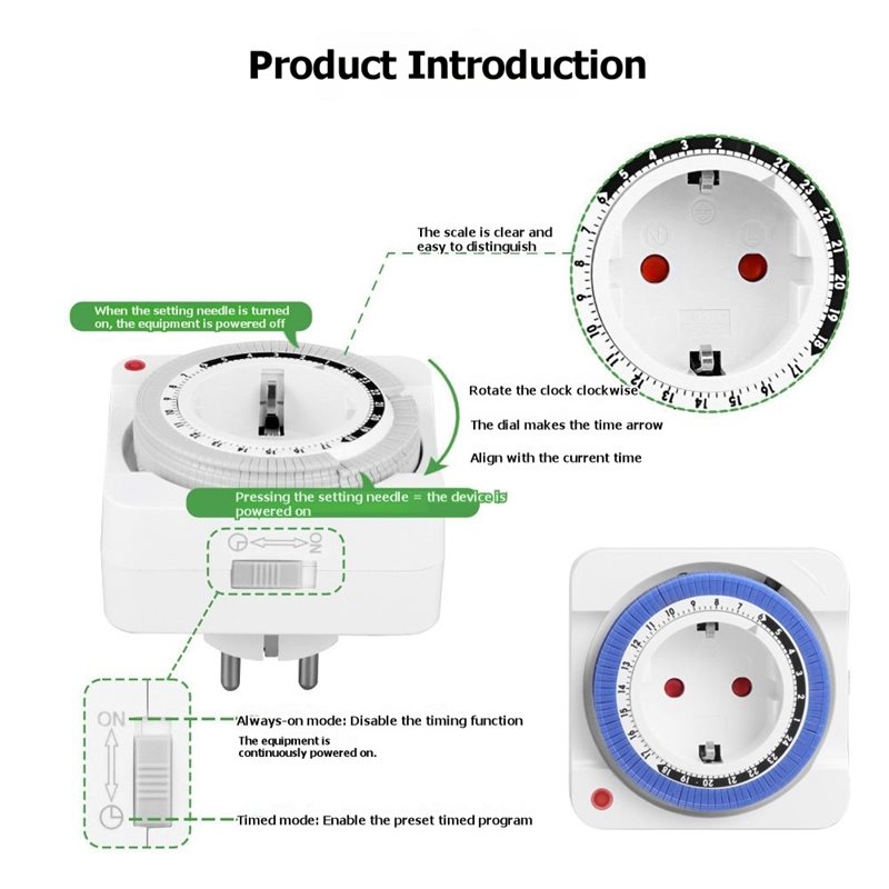 SYW-24 Hours Timer Switch Time - огляд і ціна Smart Socket With Timer Countdown