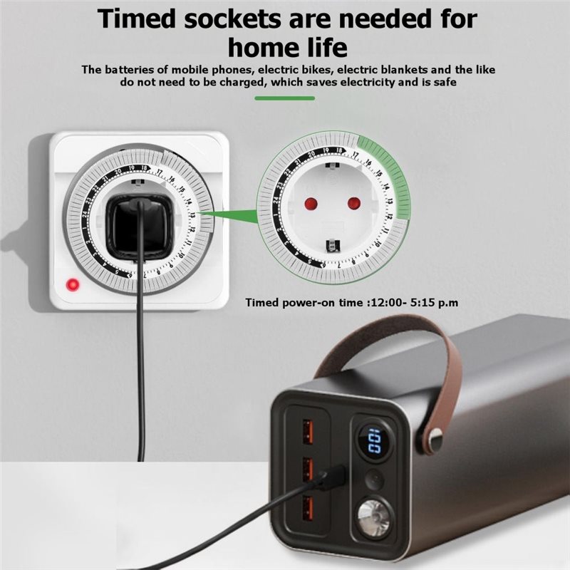 SYW-24 Hours Timer Switch Time - огляд і ціна Smart Socket With Timer Countdown