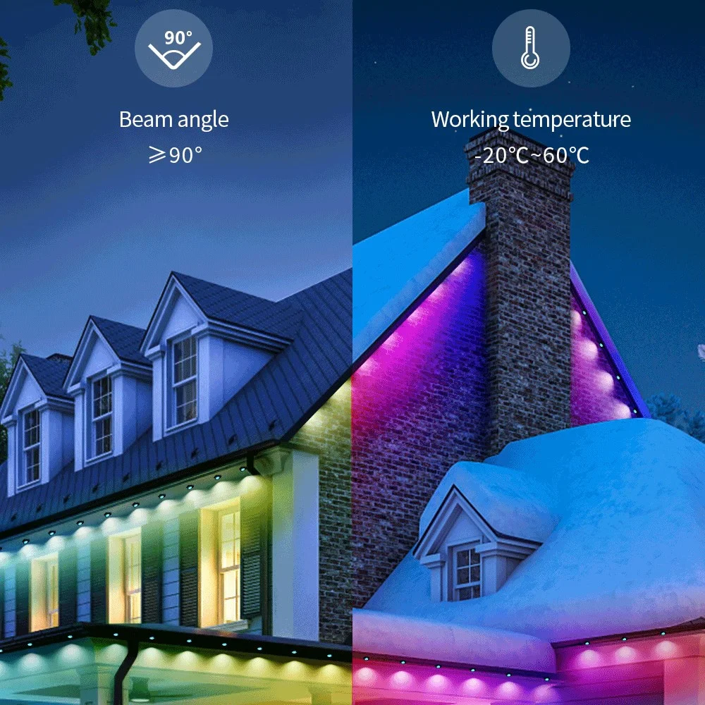 Tuya WiFi Outdoor Eaves Lights - огляд і ціна Smart Plug Outdoor Waterproof
