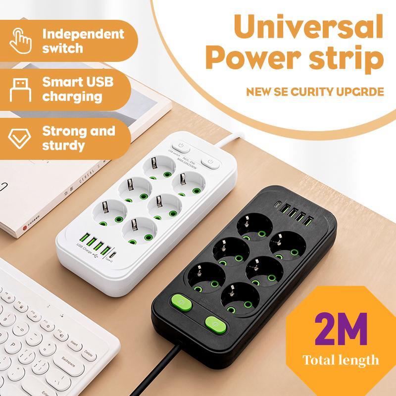 EU Plug AC Outlet Multitap Pow - огляд і ціна Smart Plug Surge Protector