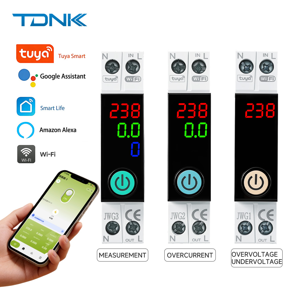 Tuya WiFi Din Rail Smart Circu - огляд і ціна Energy Meter Din Rail Wifi