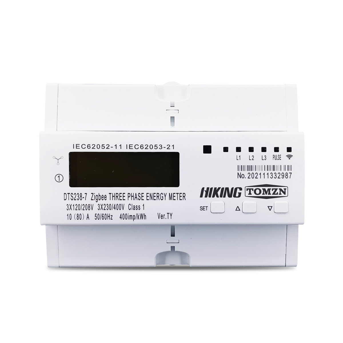 TOMZN 80A 3 Phase Zigbee Gatew - огляд і ціна Energy Meter Din Rail Wifi