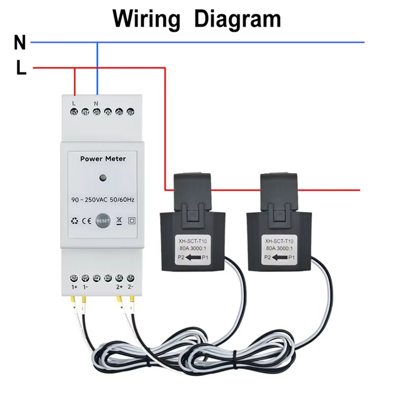 ABRN-Tuya Smart Wifi Energy Me - огляд і ціна Energy Meter Din Rail Wifi