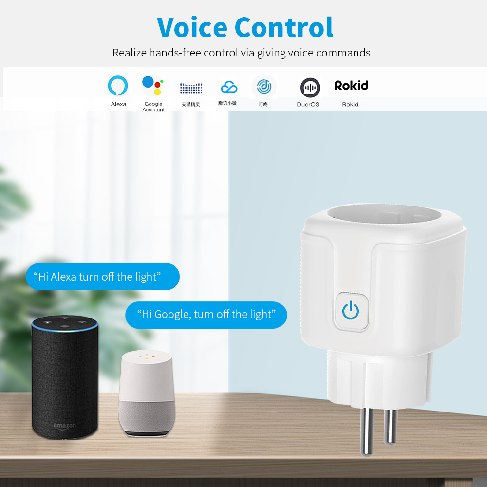 EU Standard WiFi Smart Socket  - огляд і ціна Smart Socket 16A Tuya App