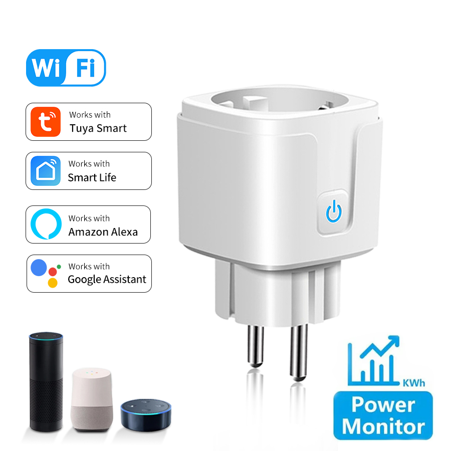 Tuya Smart Socket EU 16A AC100 - огляд і ціна Smart Socket 16A Tuya App