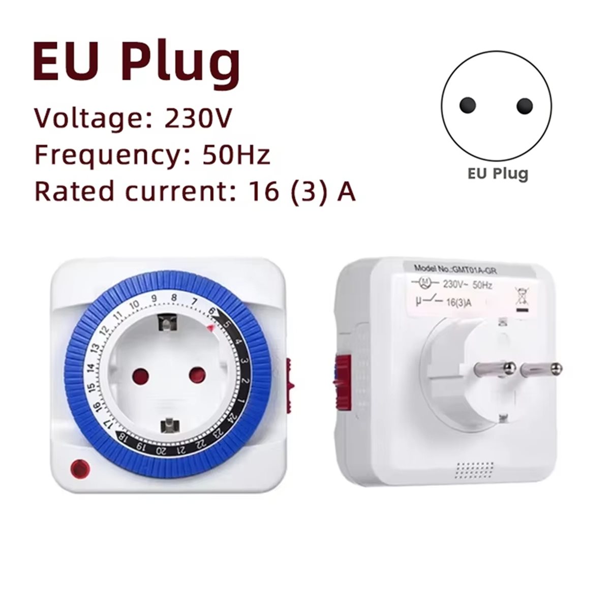 EU 24 Hours Timer Switch Timer - огляд і ціна Smart Socket With Timer Countdown