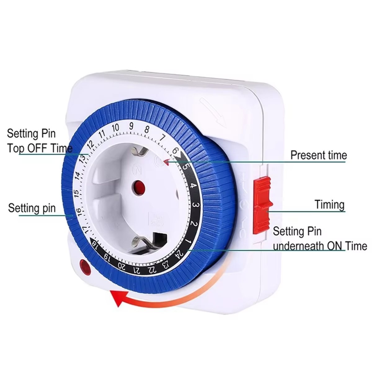 EU 24 Hours Timer Switch Timer - огляд і ціна Smart Socket With Timer Countdown