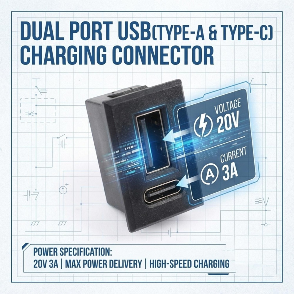 Dual Type C USB Female Port So - огляд і ціна Smart Plug Matter Thread