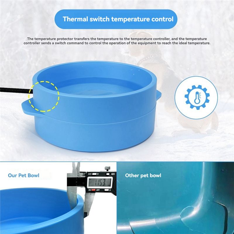 THIVN-3.2L Heated Water Bowl F - огляд і ціна Smart Plug Outdoor Waterproof