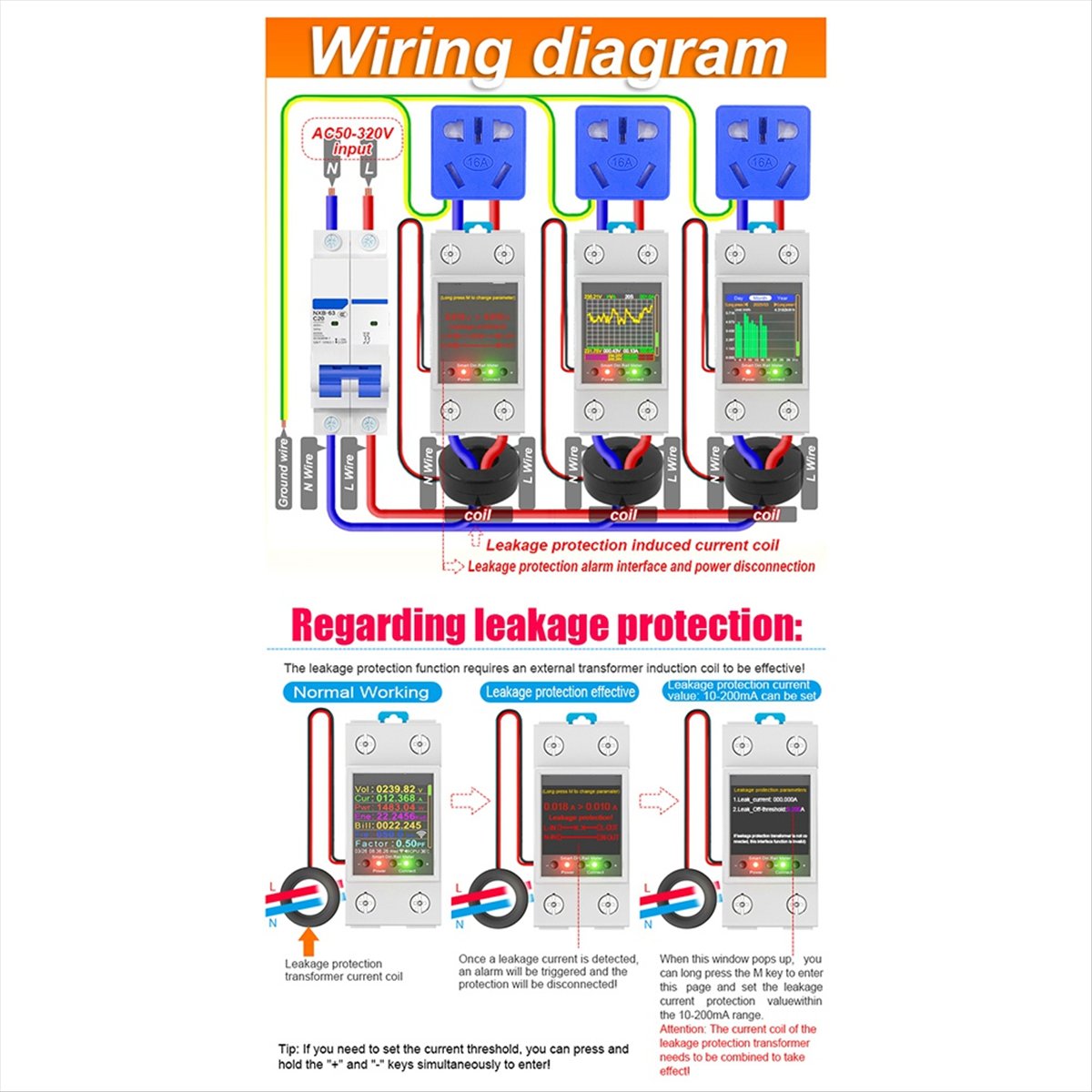 Dynamic Tuya WiFi Smart Din Ra - огляд і ціна Energy Meter Din Rail Wifi