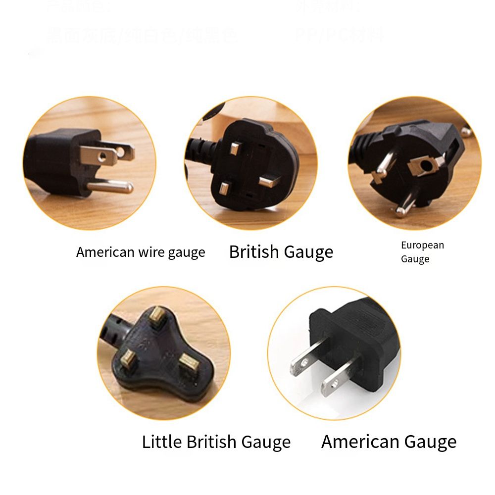 UK EU US Outlet Power Strip 2m - огляд і ціна Smart Plug Surge Protector